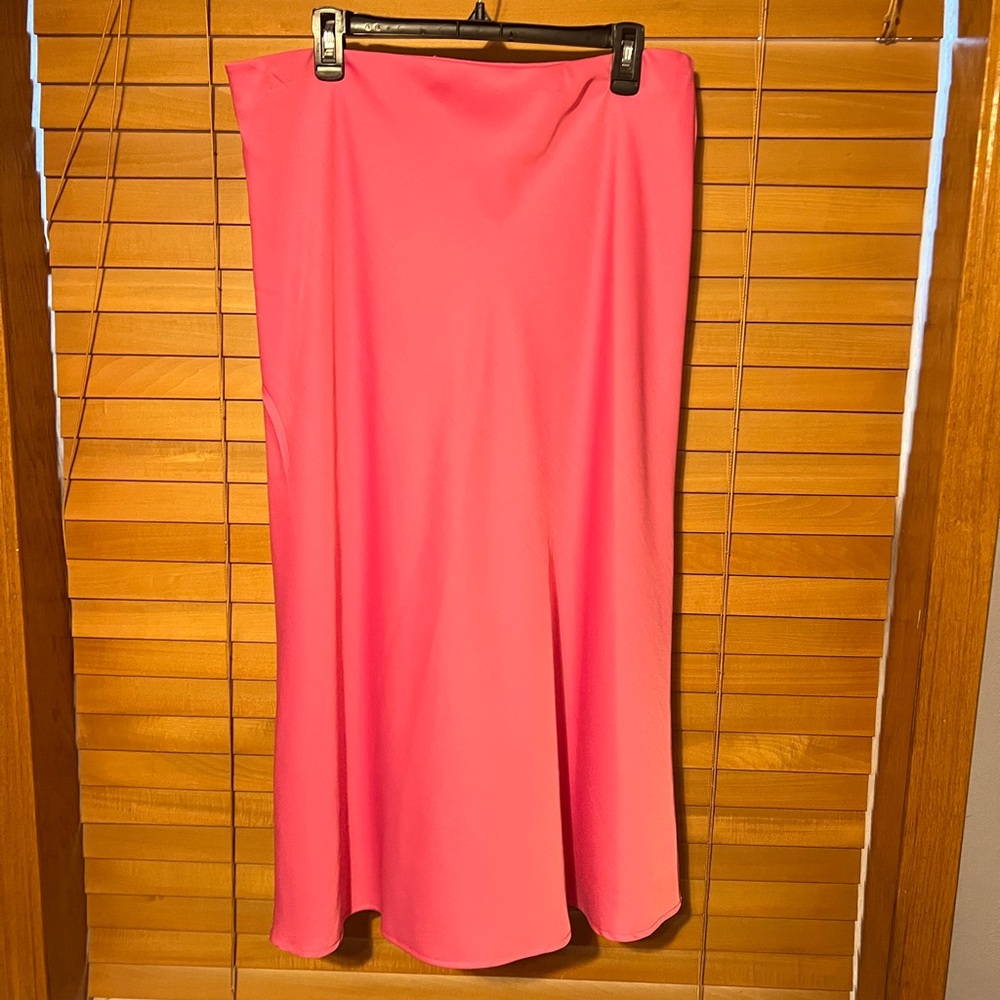 A New Day Vibrant Pink A-Line Skirt